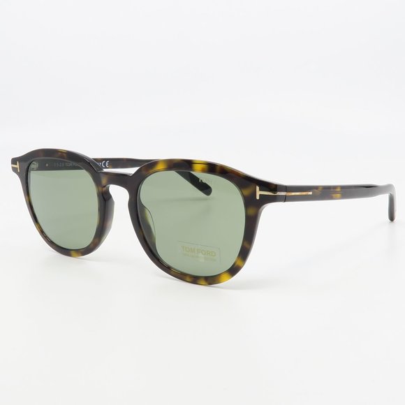 Tom Ford TF816 52N New Tortoise/ Green PAX Sunglasses 51mm with defect - Picture 5 of 6